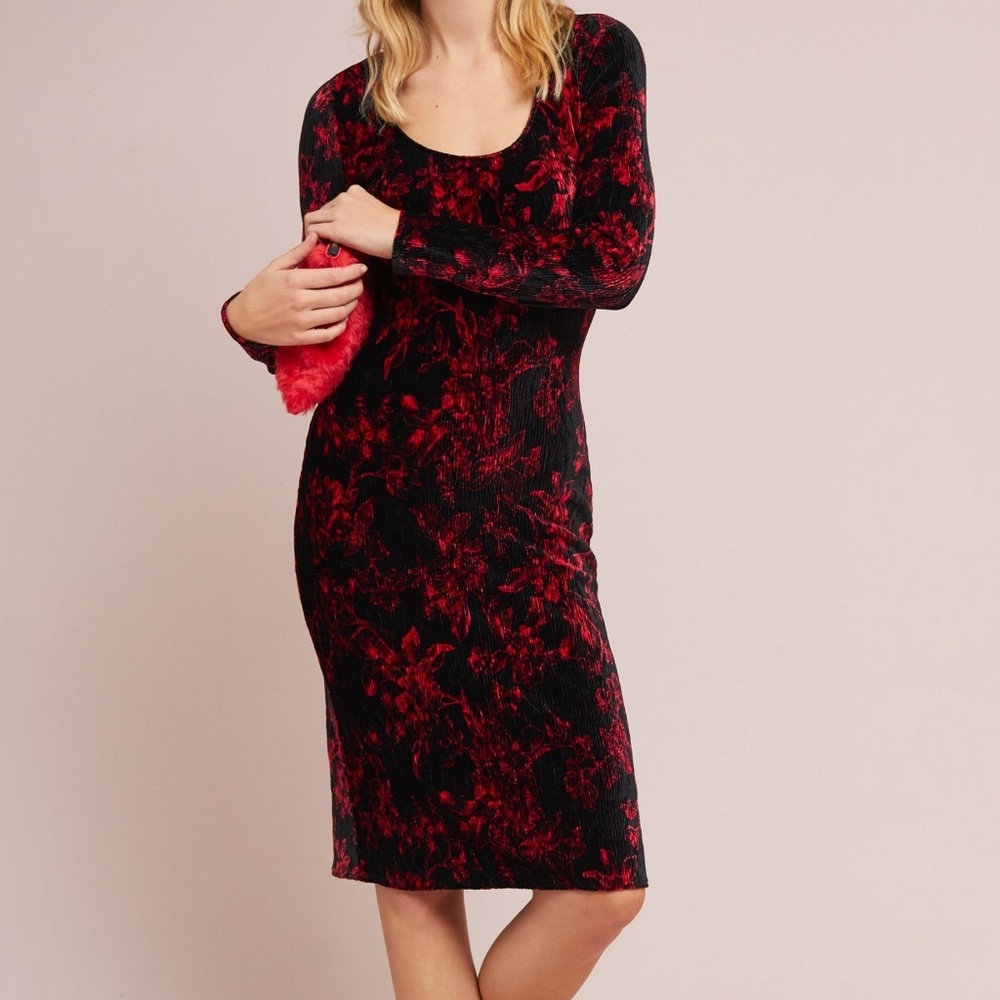 Dierdre Velvet Column Dress